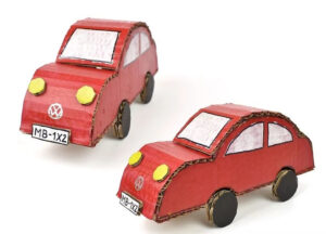 làm đồ chơi từ thùng sữa