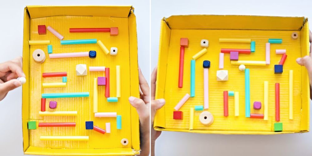 làm đồ chơi từ thùng sữa