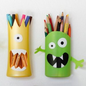 sáng tạo đồ dùng học tập từ phế liệu