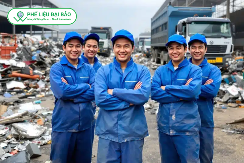 Phế Liệu Đại Bảo thu mua phế liệu nhôm uy tín, chuyên nghiệp và giá tốt