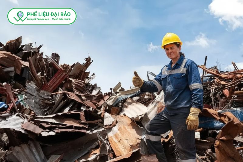 Khảo sát chất lượng phế liệu tại chỗ để xác định giá trị thực tế