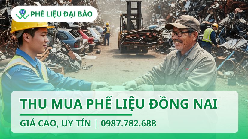Thu mua phế liệu Đồng Nai giá cao, uy tín