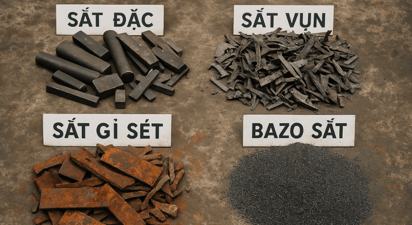 Cách phân loại phế liệu sắt Cách phân loại phế liệu sắt