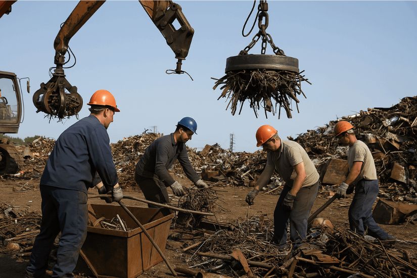 Quy trình thu mua phế liệu nhôm tại Dầu Tiếng