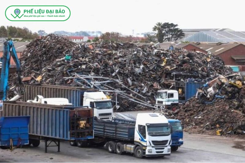 Dịch vụ thu mua phế liệu sắt tập trung phục vụ các khu công nghiệp