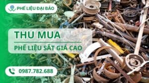 Thu mua phế liệu sắt giá cao: Bảng giá mới nhất T9/2025