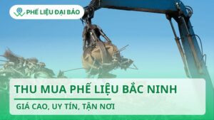 Cơ sở thu mua phế liệu Bắc Ninh giá cao, uy tín