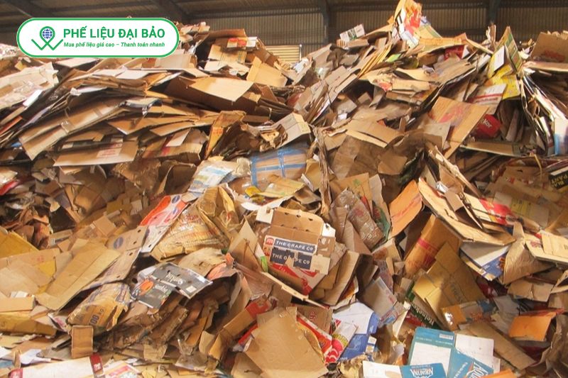 Đại Bảo thu mua giấy vụn phế liệu đa dạng, giá tốt, thu gom nhanh chóng và tiện lợi