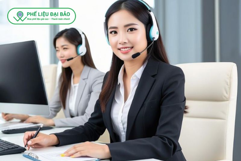 Nhân viên nhận thông tin tư vấn qua các nền tảng trực tuyến