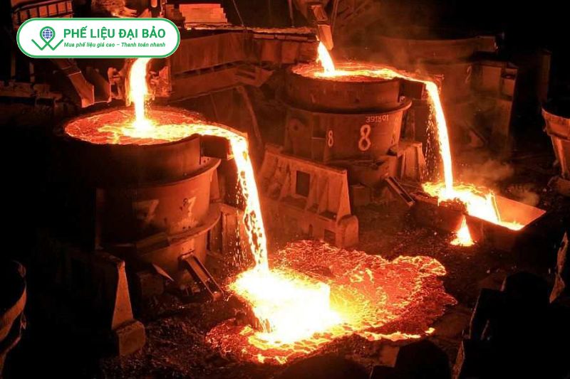 Nhiệt độ nóng chảy của kim loại là mức nhiệt khiến kim loại chuyển từ rắn sang lỏng