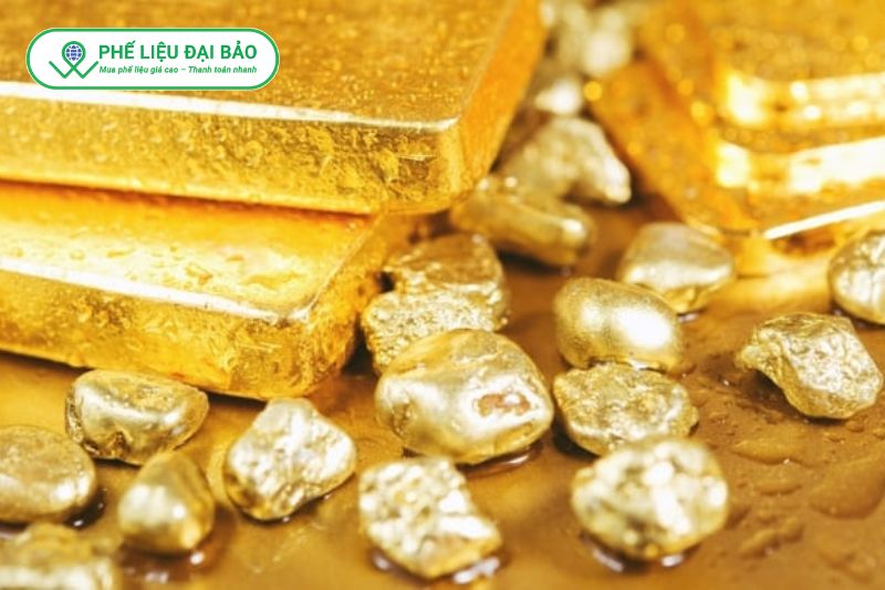 Vàng có nhiệt độ nóng chảy 1.064°C, dễ nóng chảy và được dùng trong trang sức cùng thiết bị điện tử