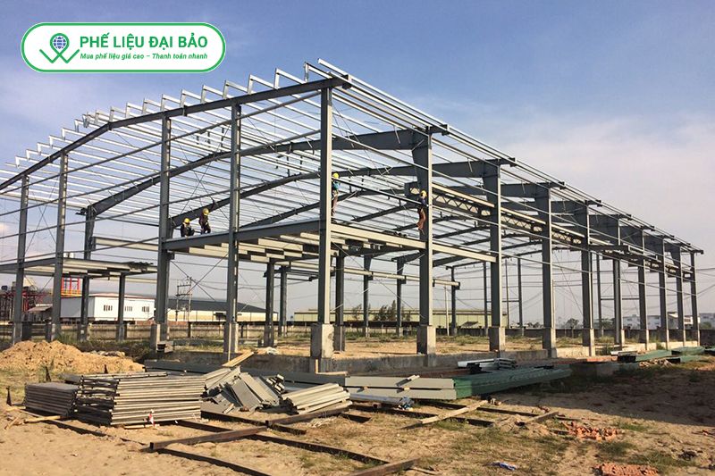 Nhà xưởng khung thép tiền chế có giá trị thu mua cao