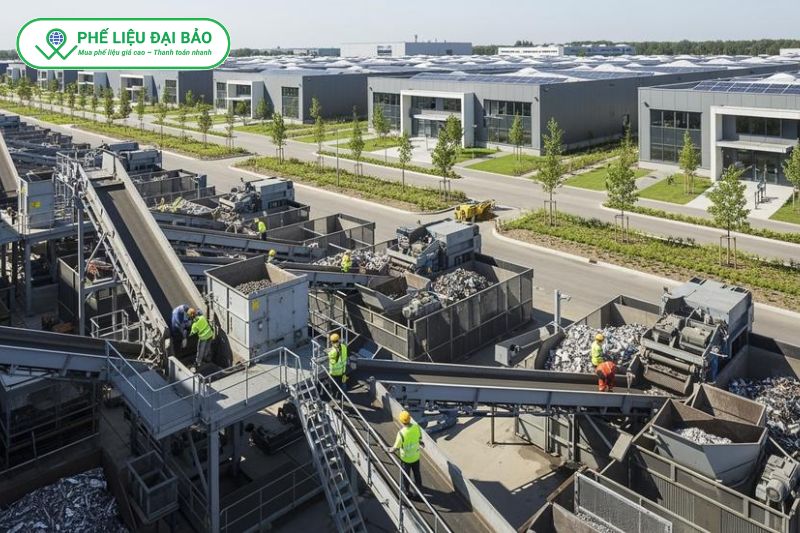 Quy trình thu mua phế liệu tại TPHCM của Phế Liệu Đại Bảo gồm 6 bước