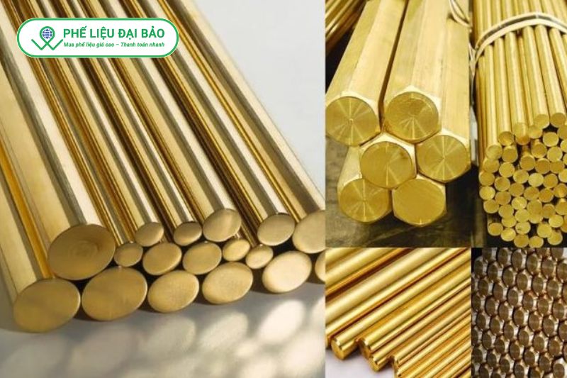 Đồng vàng hay đồng thau là hợp kim Cu Zn, khác với đồng đỏ nguyên chất